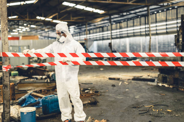 Professional Crime Scene Cleanup technician working in Peachtree City, GA